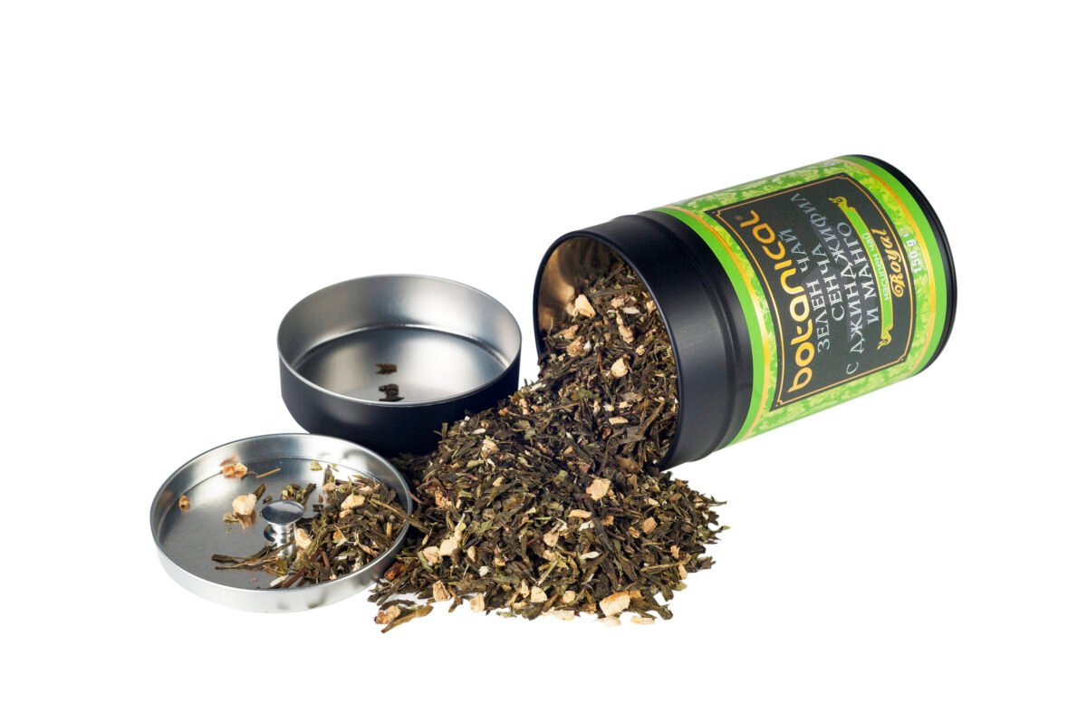 Royal Sencha Green Tea with Ginger and Mango (150g)