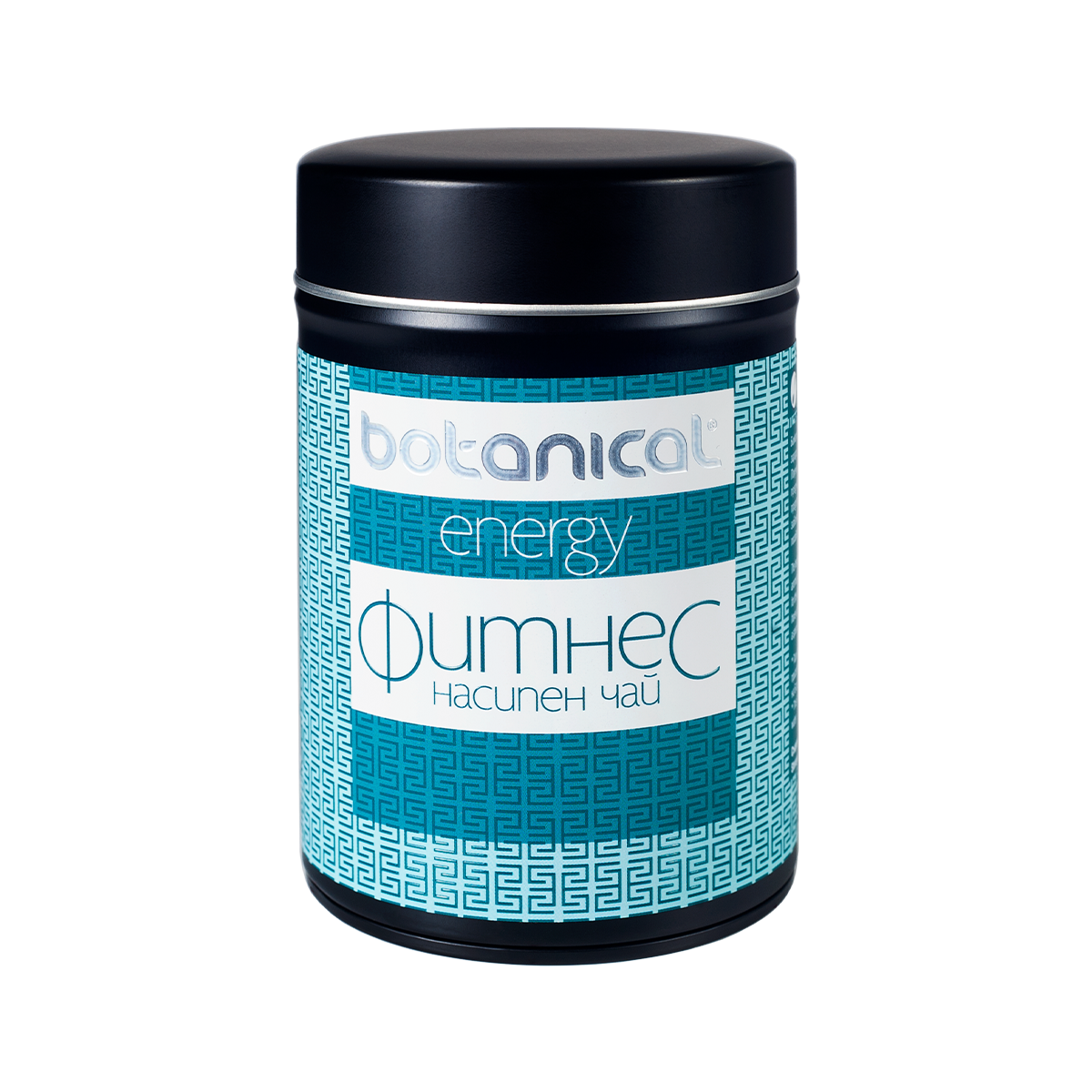 Fitness Energy Tea 80g – Energizing Herbal Blend with Sencha Green Tea, Guarana, Ginseng, and Chili in a premium, stylish package for energy and focus.