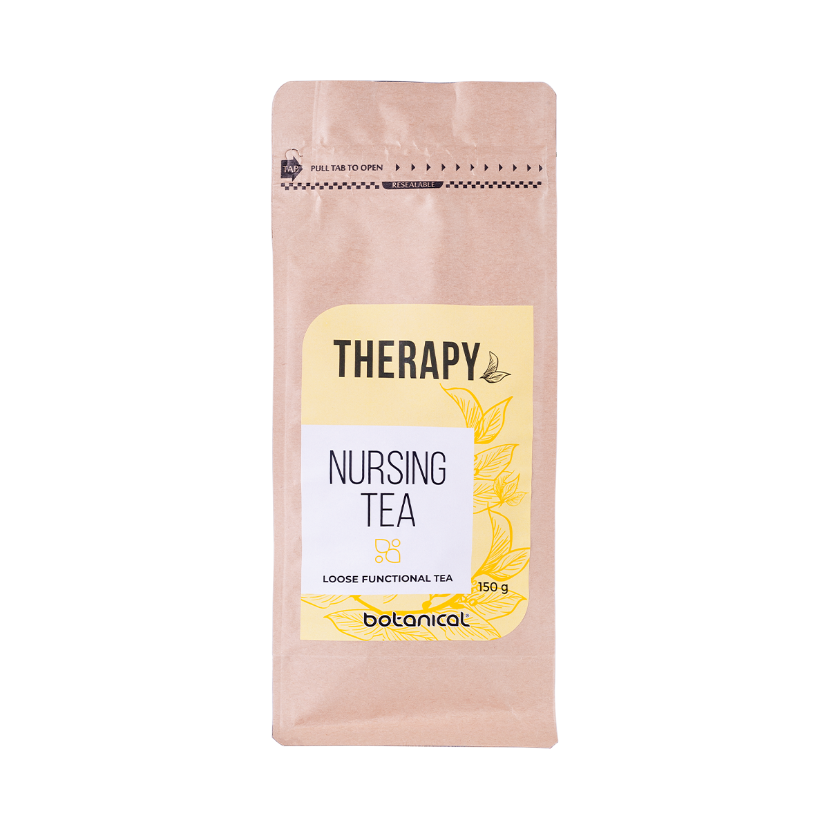 Nursing Therapy Tea 150g – Herbal Blend with Fennel, Anise, Rooibos, and Nettle for lactation support and postnatal wellness.